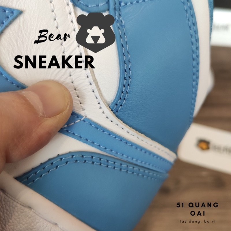 [Bear.sneaker] Giày Thể Thao JD1 UNC Xanh dương cao hàng like au.th