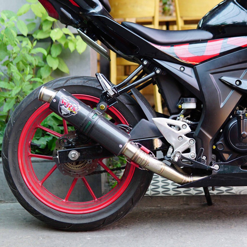 Pô WRX GP K2 tròn - Carbon