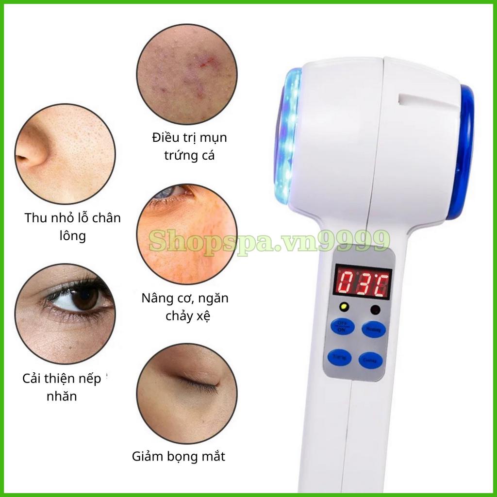 Búa nóng lạnh xanh có ánh sáng sinh học, Búa điện di tinh chất 2 đầu nóng lạnh