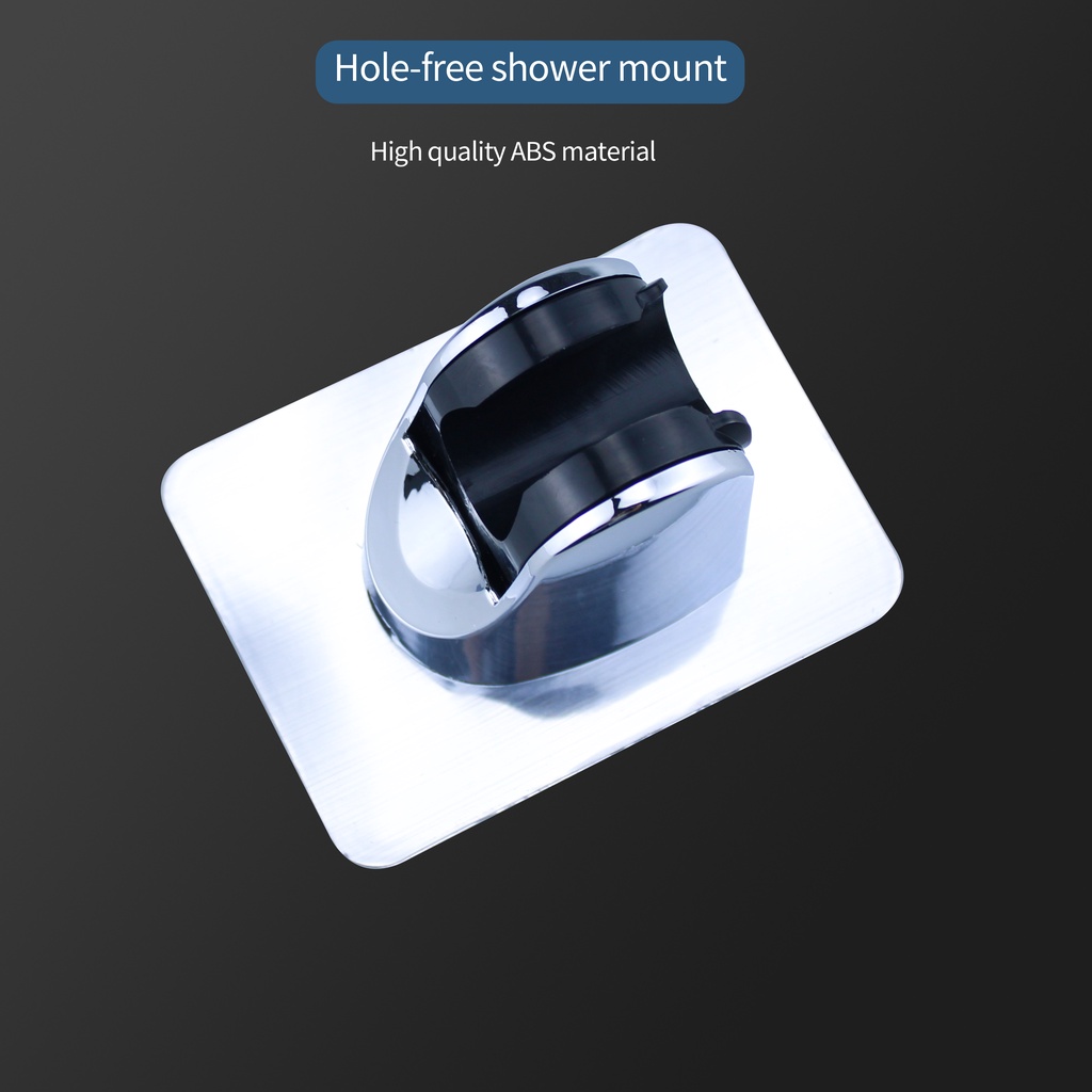 Kẹp giữ treo vòi hoa sen XINKUNLONG kiểu giác hút tường không cần khoan lỗ điều chỉnh được dành cho phòng tắm