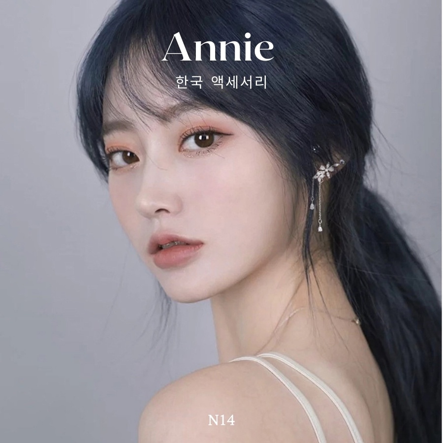 Bông tai pha lê tua rua cao cấp sang trọng ANNIE - N14