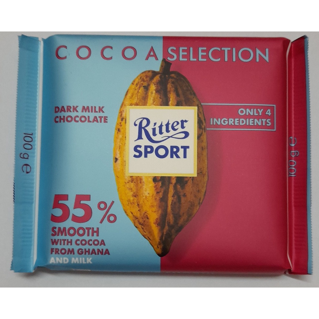 (Nhiều vị) Socola hiệu Ritter Sport Đức 100g