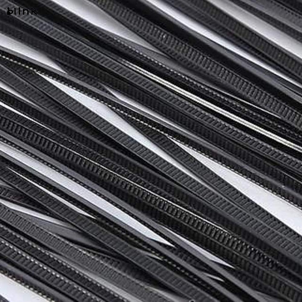 Bộ 100 Dây Rút Nilon 3 * 200mm Màu Đen Chuyên Dụng Cho Xe Đạp