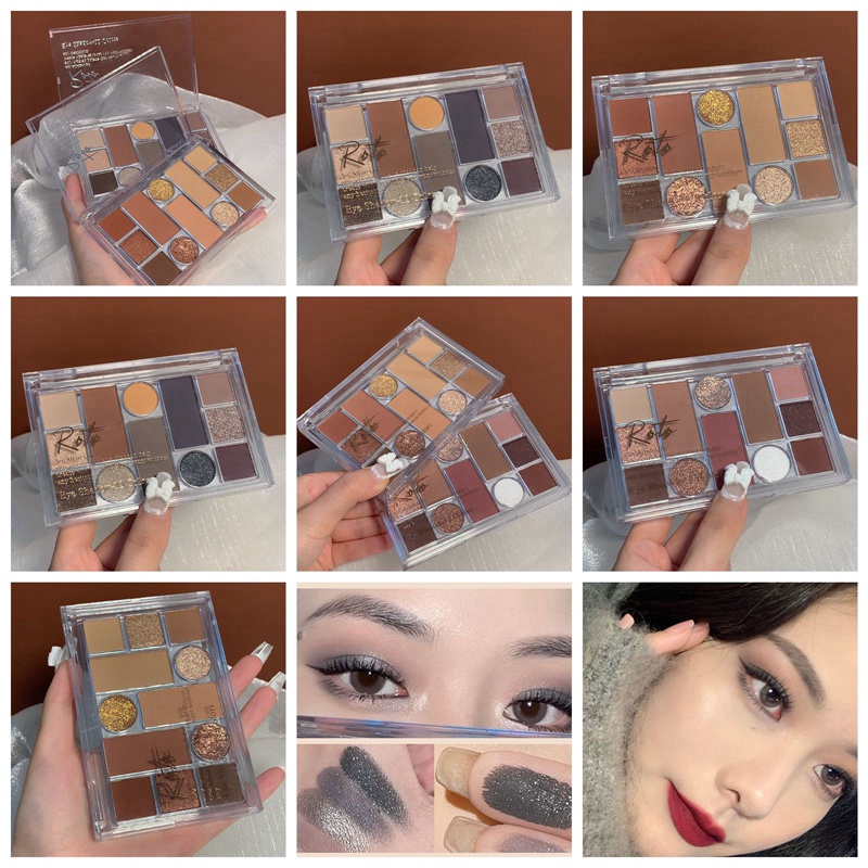 Bảng phấn mắt 12 màu lâu trôi tuyệt đẹp trang điểm | BigBuy360 - bigbuy360.vn