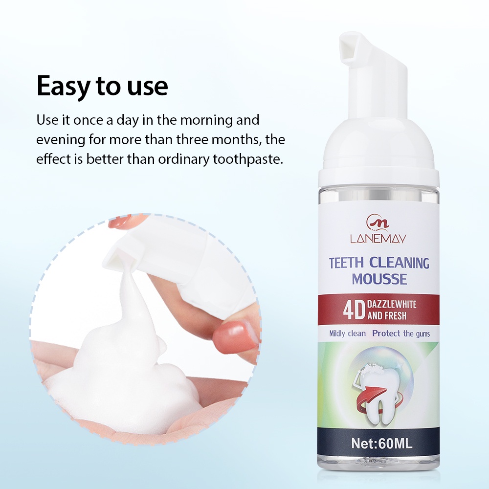 Kem Làm Trắng Răng Hailicare 60ml Loại Bỏ Vết Bẩn Chăm Sóc Sức Khỏe Răng Miệng