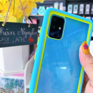 Ốp lưng Samsung A51/A71 viền màu