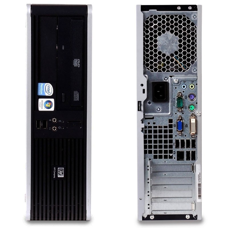 Máy tính HP DC 5800 SFF (Core 2 Duo E7500, Ram 2GB, HDD 160GB) + LCD Dell 19.5 inch - Hàng Nhập Khẩu