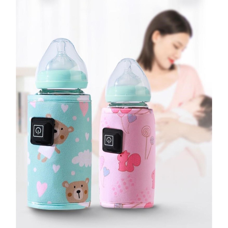 Túi hâm nóng sữa cổng USB thiết kế nhỏ gọn tiện dụng tùy chọn màu sắc cho bé
