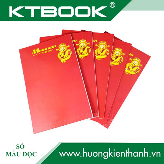 Gói 10 cuốn Sổ Bìa cứng Màu Kim Tuyến Thần Tài 160 trang kích thước 10 x 15 cm (10 cuốn/gói)