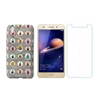 Bộ 1 Kính Cường Lực và Ốp Lưng dẻo cho Huawei Y6II / CAM L21 / 5A