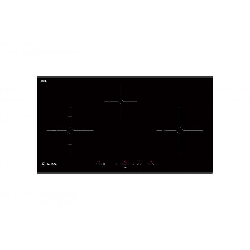 [Mã MUAB2000K Giảm 2tr] BẾP ĐIỆN TỪ ÂM MALLOCA 2 TỪ 1 ĐIỆN MH 03IRB S