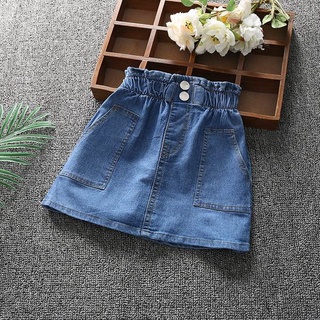 Chân váy bò xuất Hàn bé gái