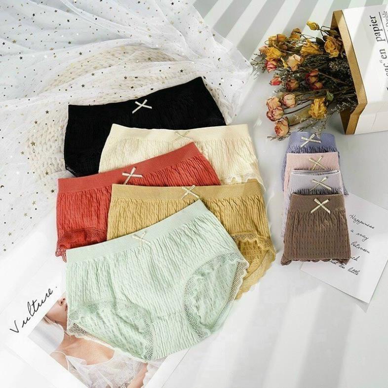 ( xả kho )Quần lót Đúc Su Pha Ren Xuất Nhật kháng khuẩn (dùng sau sinh)