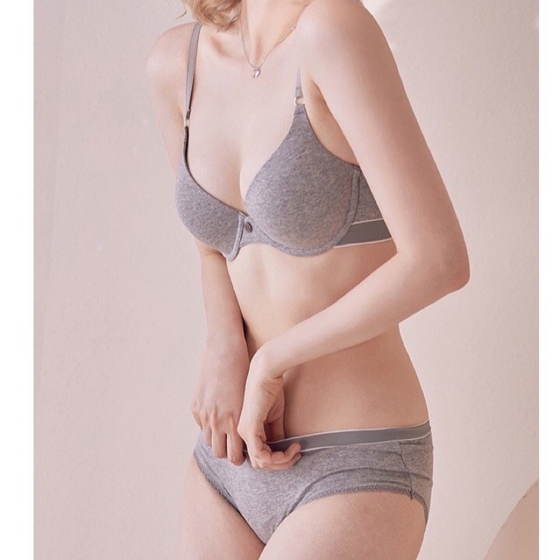 Bộ đồ lót to my thể thao cotton có gọng mút mỏng BL