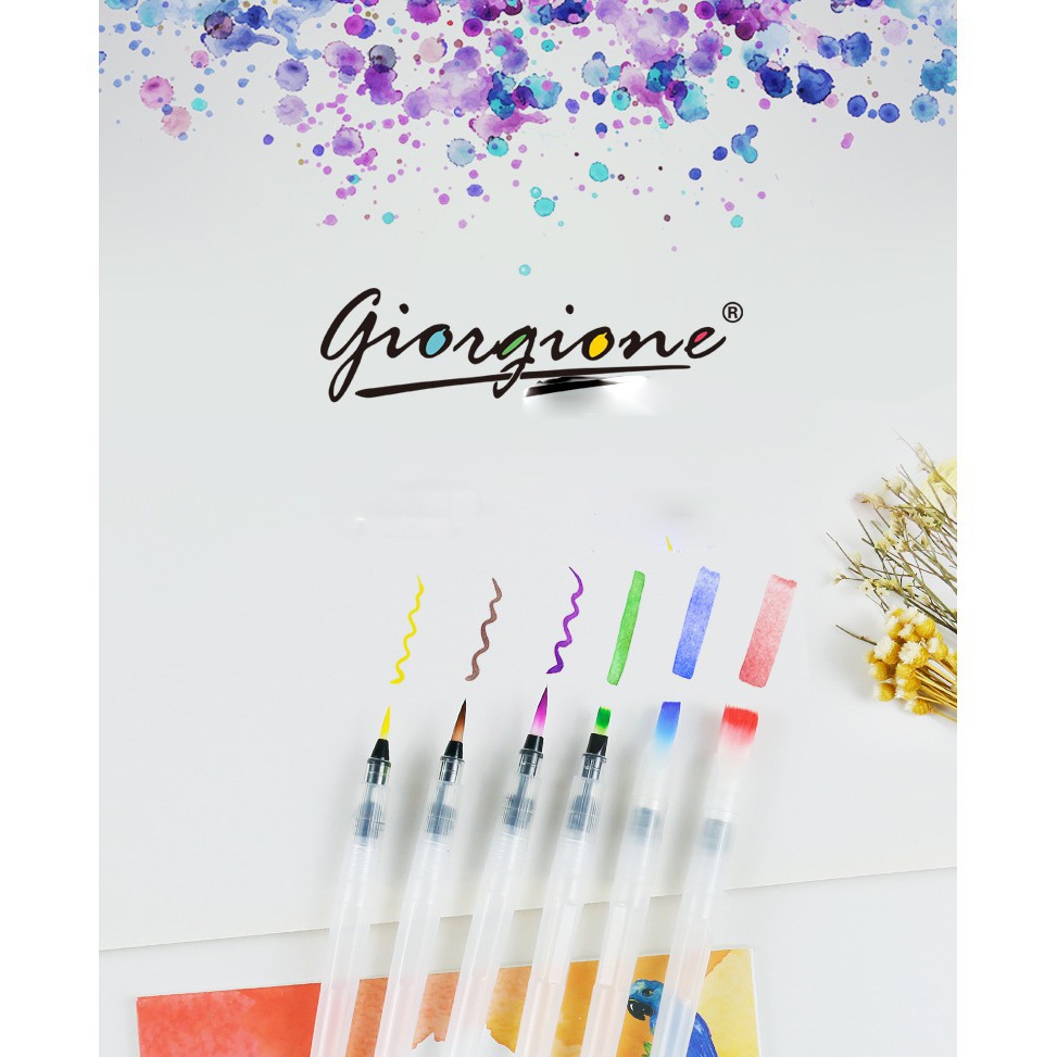 Bộ Bút Cọ Nước WaterBrush Giorgione Set 3 Cây / Set 6 Cây