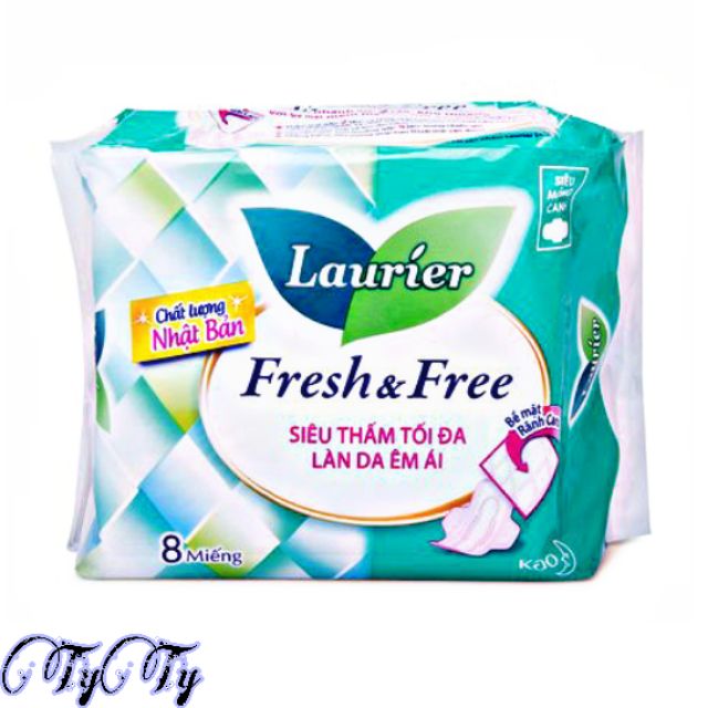 Combo 6 Bịch Băng Vệ Sinh Không Cánh Fresh Free 22cm