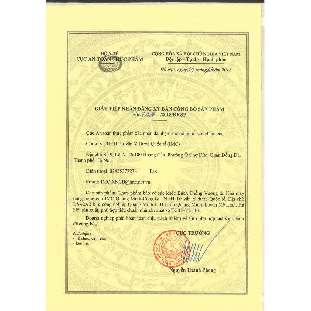 Bách Thống Vương - Hỗ trợ Giảm Đau Đầu, Giảm Sưng Đau Xương Khớp, Đau Bụng Kinh (Hộp 30 viên) [Chính Hãng]