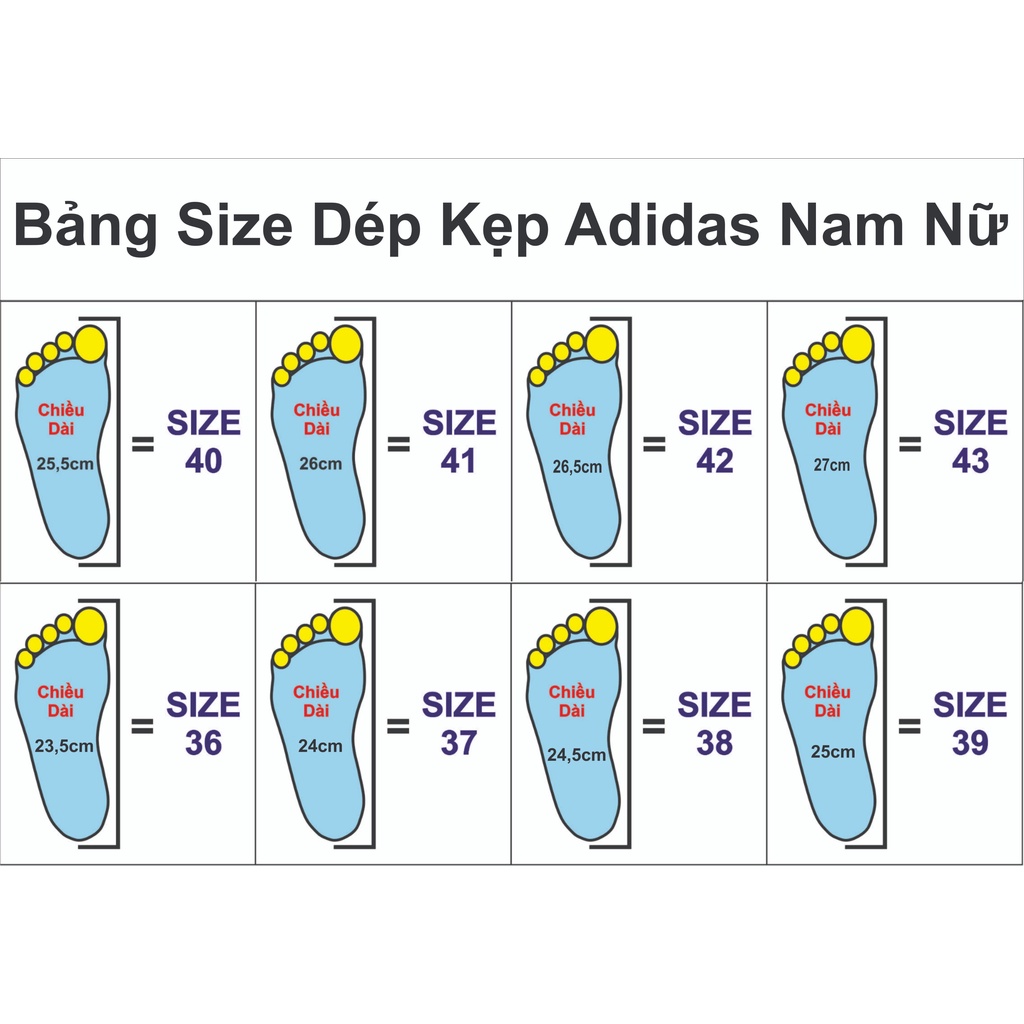 dép kẹp xỏ ngón nam adidas siêu nhẹ chống thấm nước