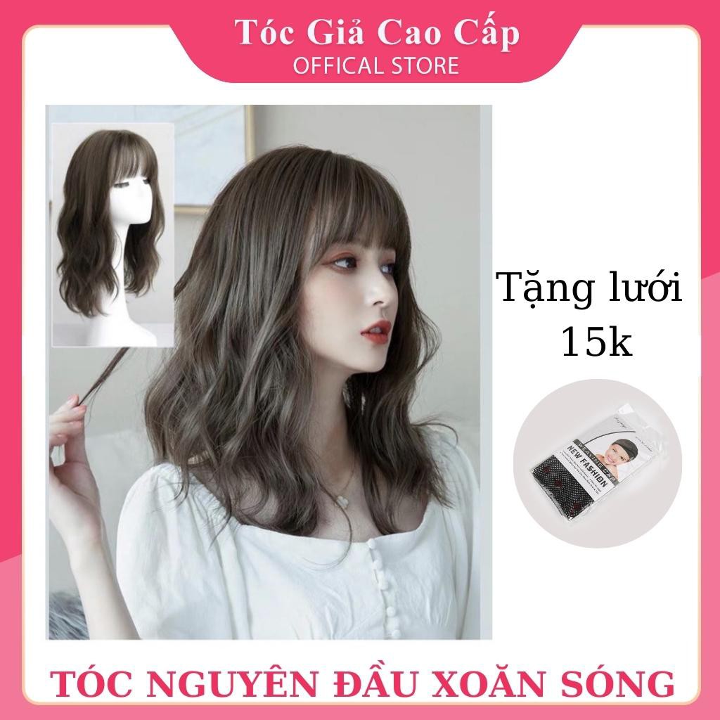 Tóc giả nguyên đầu ❤️FREESHIP❤️ mẫu xù dợn - mã T60F