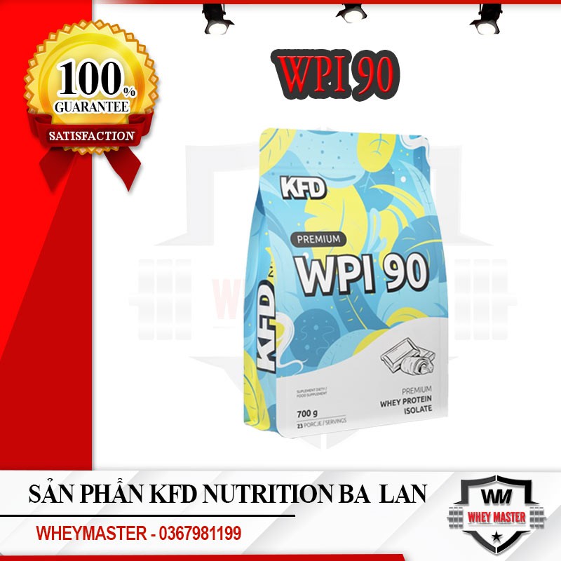 Sữa Tăng Cơ Bắp Cho Người Tập Gym KFD Whey Protein Isolate (700gram)