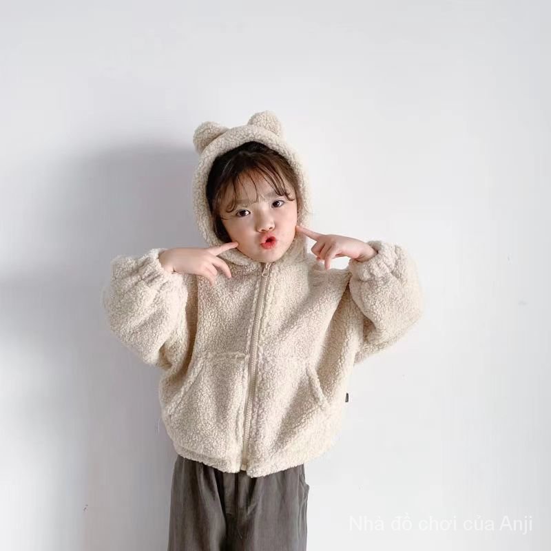 New autumn / winter boys' coats with warm thick woolen sweater