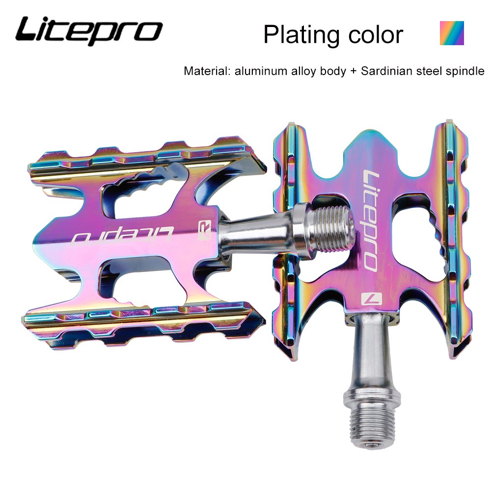 Litepro Bàn Đạp Xe Đạp K3 Bàn Đạp Chịu Lực Chống Trượt Hợp Kim Nhôm Siêu Nhẹ Thích Hợp Cho Xe Đạp Leo Núi Bàn Đạp Xe Đạp Gấp Gọn Xe Đạp Đường Trường