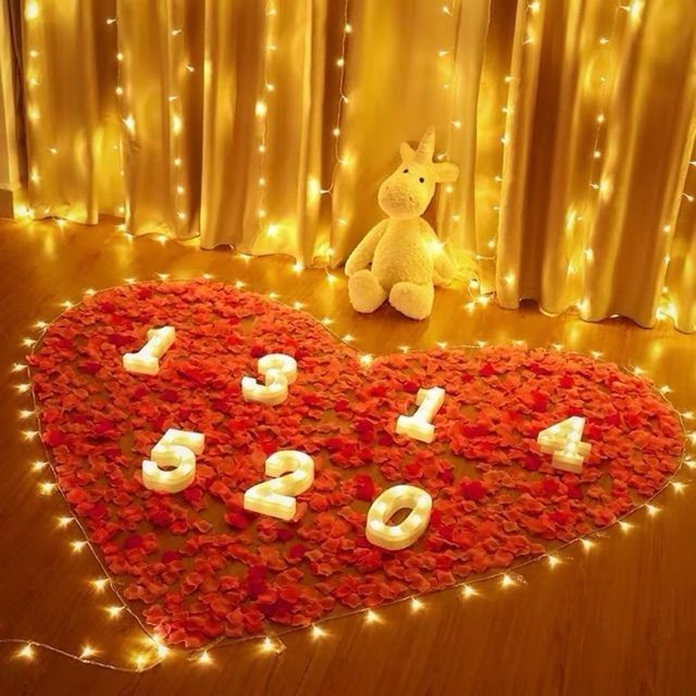 Gói 100 cánh hoa hồng giả, cánh hoa hồng lụa trang trí phòng cưới , trang trí sinh nhật