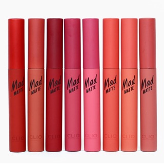 Son lỳ Clio Mad Matte Tint FULL COLOR