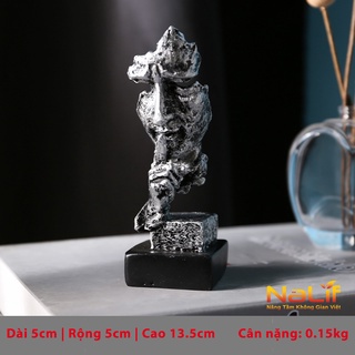Tượng Tam Không Mini Cao 13.5cm - decor phòng khách, trang trí bàn làm việc, quà tăng tân gia