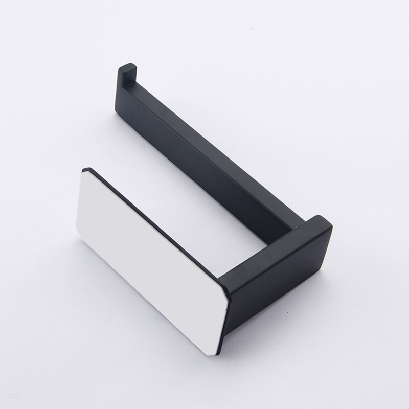 Giá Đỡ Cuộn Giấy Vệ Sinh Gắn Tường Bằng Thép Không Gỉ 304 Màu Đen Đa Năng