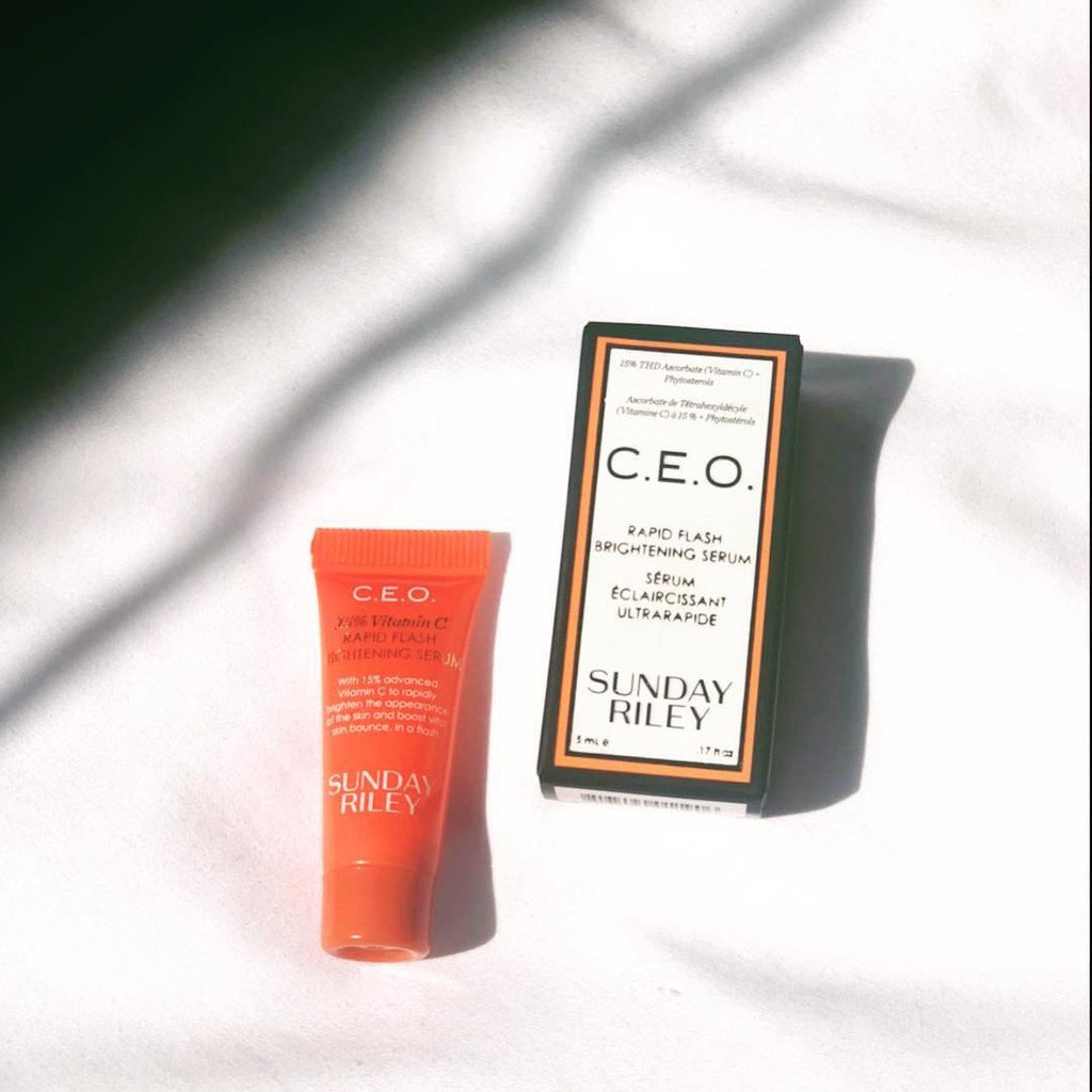 ‼️SERUM VIT C ĐÌNH ĐÁM SUNDAY RILEY C.E.O RAPID FLASH BRIGHTENING SERUM