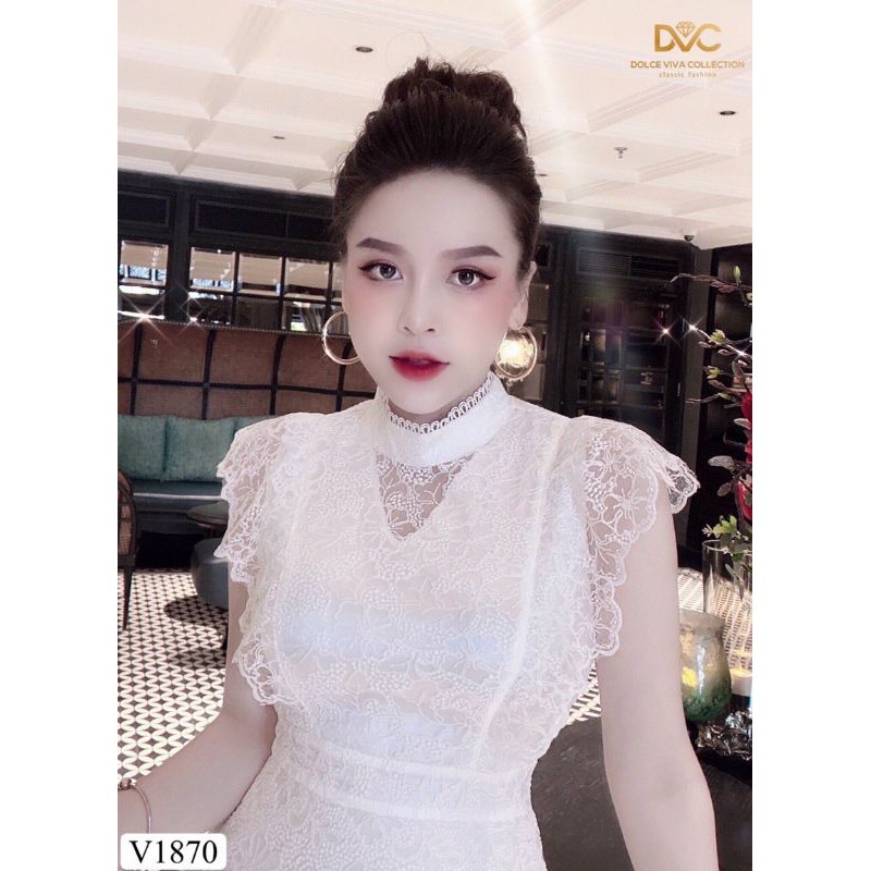 [VÁY ĐI TIỆC CAO CẤP] Váy ren trắng cánh tiên - Kèm ảnh thật trải sàn do shop tự chụp | BigBuy360 - bigbuy360.vn