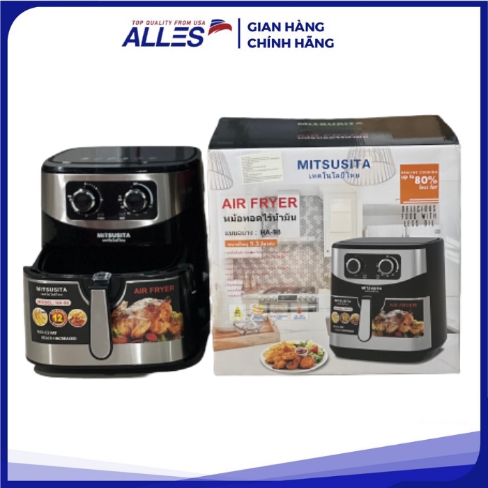 Nồi chiên không dầu MITSUSITA Model HA-98 Bảo hành 12 tháng