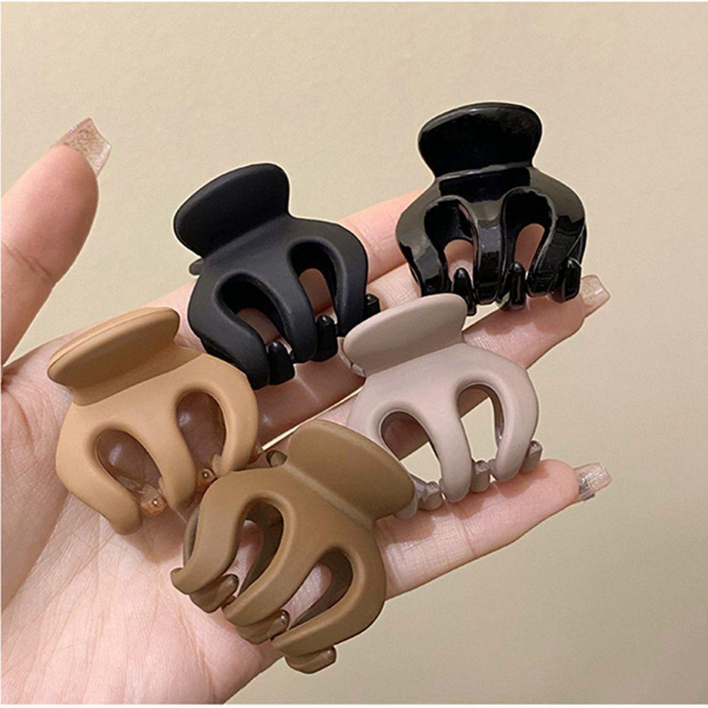Kẹp Tóc Càng Cua Nhỏ Hình Quả Bí Ngô Đơn Giản Phong Cách Retro Cho Nữ