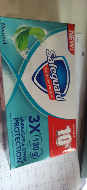 Xà Phòng Safeguard Bạc Hà Mát Lạnh 3 Bánh x 130g | BigBuy360 - bigbuy360.vn