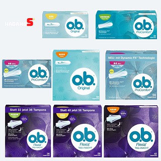 Băng vệ sinh Tampon Ob - Đức