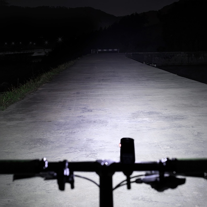 Rockbros Đèn Pha Led Chống Thấm Nước Sạc USB Chuyên Dụng Cho Xe Đạp Leo Núi