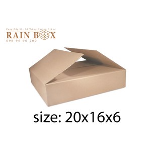 Thùng carton 3 lớp kích thước 20x16x6 - combo 40 thùng