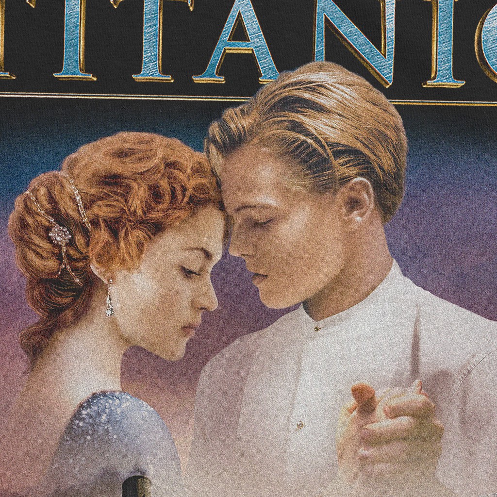 Áo Sơ Mi In Hình Phim Titanic Phong Cách Vintage 01