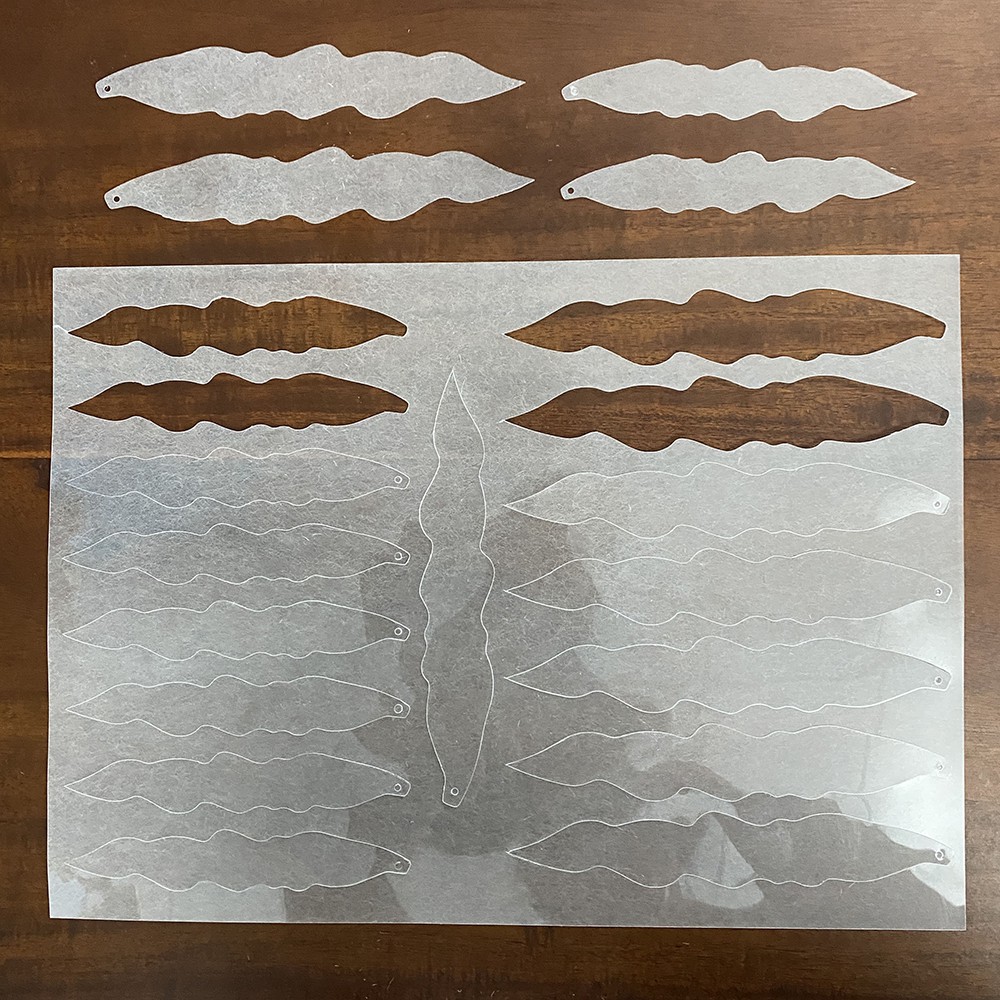 Hoa bỉ ngạn nhựa co nhiệt plastic shrink cắt sẵn làm thủ công handmade diy