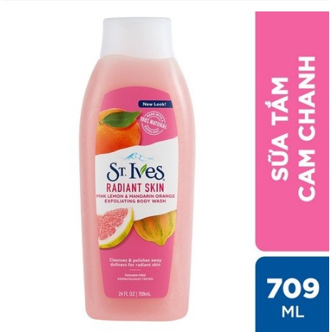 Sữa tắm St.Ives Cam Chanh. Lúa mạch và bơ. Muối Biển  650ml | BigBuy360 - bigbuy360.vn