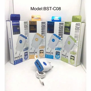 Củ Sạc Nhanh 2 Cổng USB 4.6Aall Vooc BST-C08