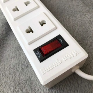 Ổ cắm điện loại dài, 6 lỗ cắm có dây (loại tốt)