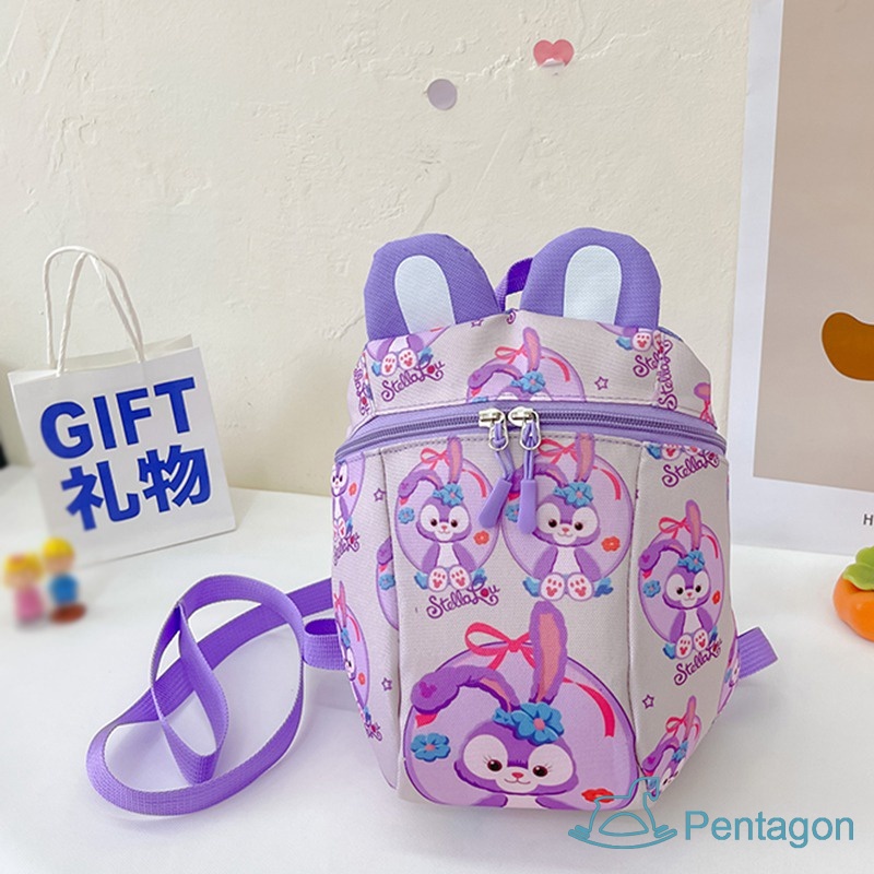 Ba Lô Đi Học Có Dây Chống Thất Lạc Họa Tiết Hoạt Hình Thời Trang Theo Phong Cách Phương Tây Cho Bé