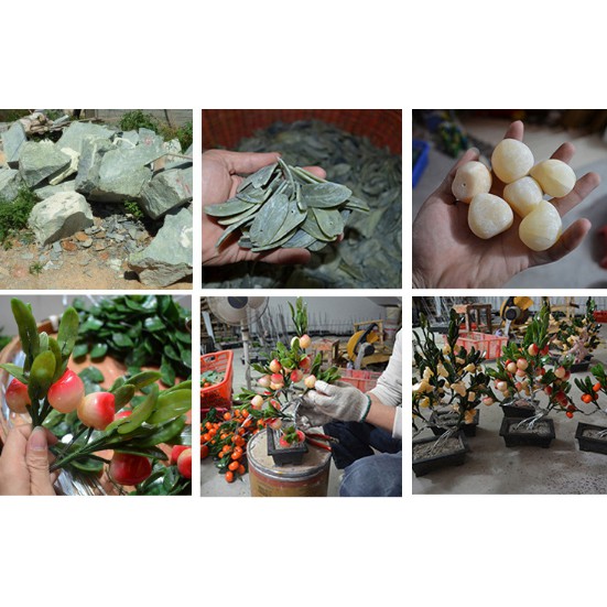 [Đá tự nhiên 100%]CÂY ĐÀO TIÊN ĐÁ VÀNG HOÀNG NGỌC | BigBuy360 - bigbuy360.vn