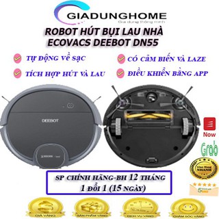 💋 𝑺𝒊𝒆̂𝒖 𝑷𝒉𝒂̂̉𝒎 💋 Robot Hút Bụi Tự Động Ecovacs Deebot DN55 (Ozmo 900) , Chính Hãng, Mới 100%, Chưa Qua Sử Dụng