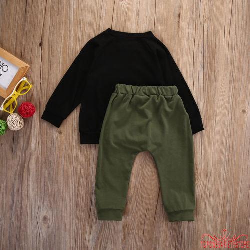 Bộ quần áo 2 món áo thun và quần legging dành cho bé trai