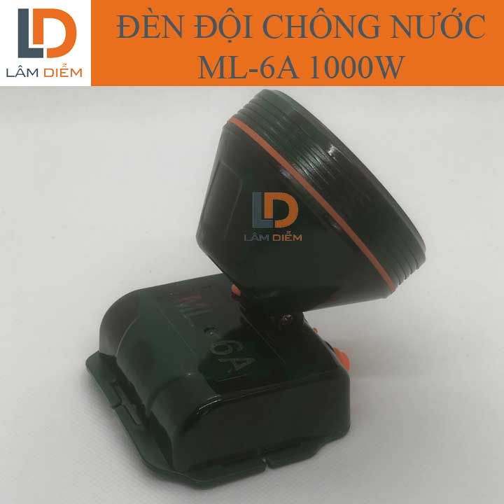 ĐÈN ĐỘI PIN SẠC CAO CẤP CHỐNG NƯỚC 2 PIN SIÊU SÁNG ML-6A