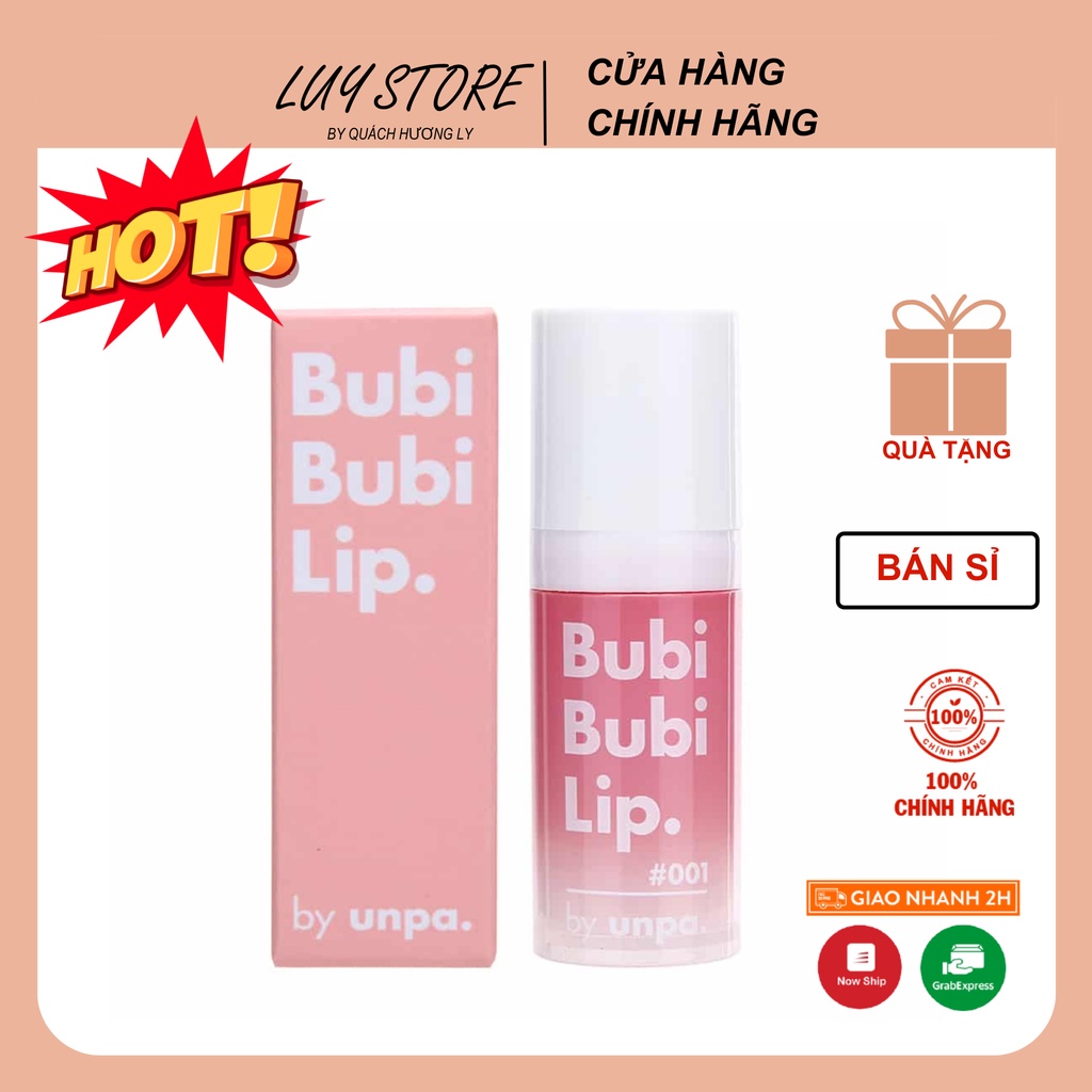 Tẩy Da Chết Sủi Bọt Thải Độc Môi Bubi , Bubi Bubble Lips Crub Mẫu Mới 2021