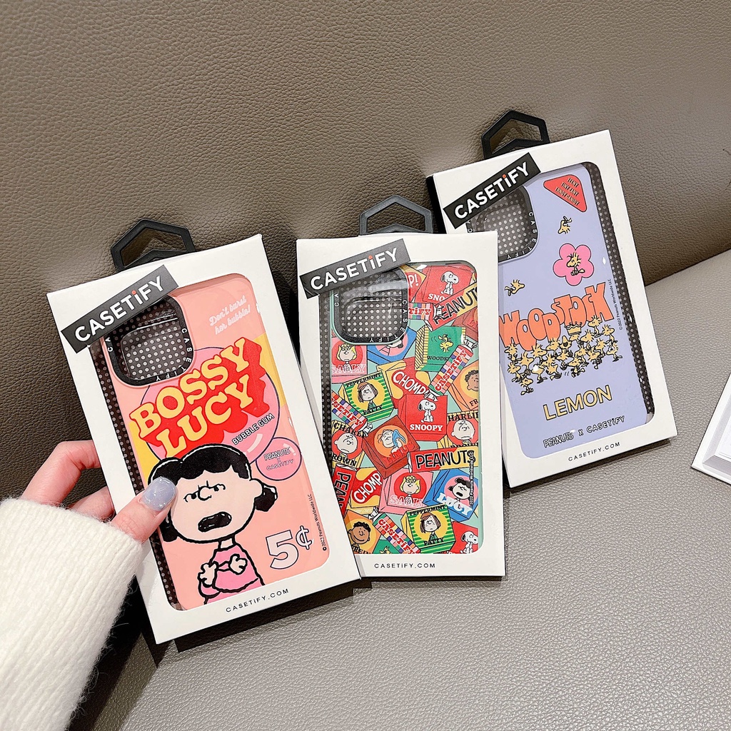 Ốp Điện Thoại Trong Suốt Hình Snoopy Cho iPhone13Pro iPhone12Pro XS iPhone11 12Promax 13Promax 11 12 13 7P